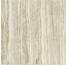 Beige golvplatta med travertinutseende