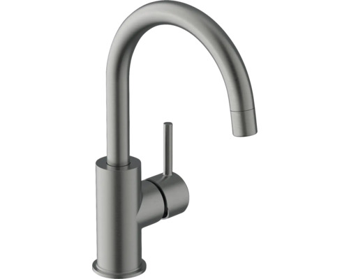 Tvättställsblandare AVITAL Bonny eco antracit gun metal matt vattensparande Tvättställsblandare med hög pip
