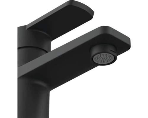 Svart tvättställsblandare