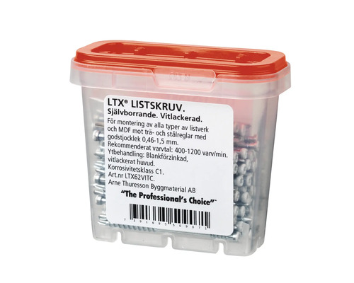 LTX spånskivskruvar i behållare