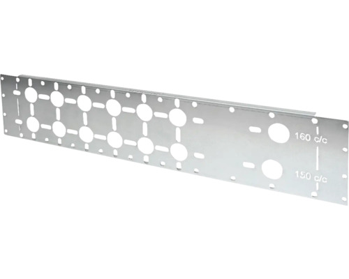 Monteringsskena ROTH multi c/c 60 mm dubbel 2993000 Metallband med olika utskärningar