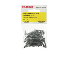 Grabber Trallskruv TUX28, 28 mm, 50 stycken