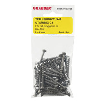 Grabber Trallskruv TUX42, 42 mm, 50 stycken