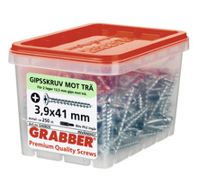 Låda med Grabber gipsskivskruvar 3,9x41 mm för trä
