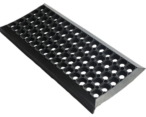 Entrématta med hål