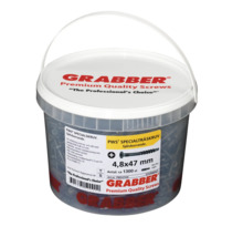Hink med Grabber Premium kvalitetsskruvar, 4,8x47 millimeter, cirka 1300 stycken