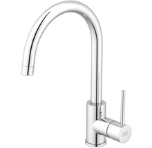 Köksblandare av metall med hög pip