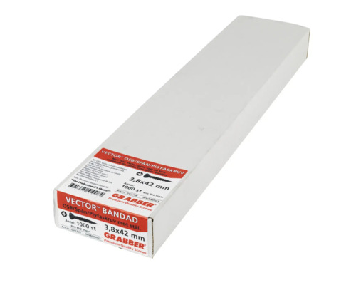 Förpackning OSB spånskivskruvar 3,8x42 millimeter