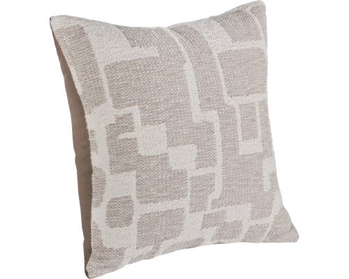 Prydnadskudde med geometriskt mönster