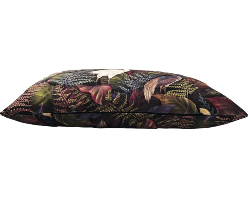Dekorativ kudde med växt- och fågelmotiv för inomhusbruk