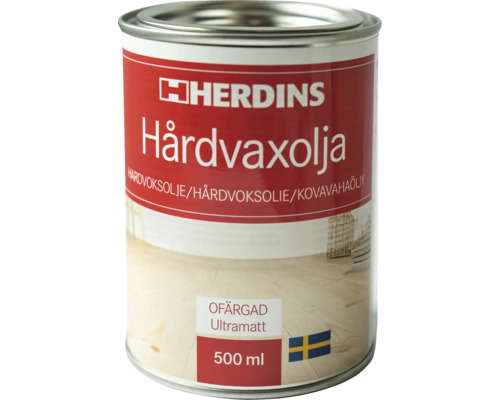 Herdins Hårdvaxolja, 500 ml burk