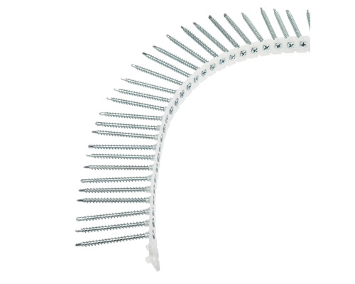 Magazinskruvar på plastband