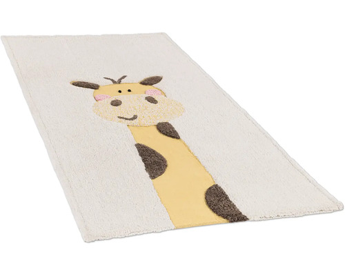 Rektangulär badrumsmatta med giraffmotiv