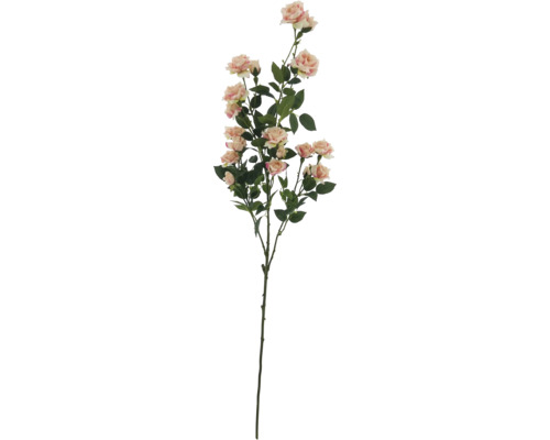 Dekorativ rosenkvist med blommor och blad