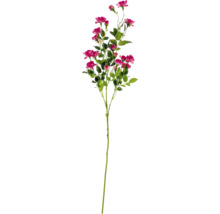 Dekorativ konstgjord blomma med rosor och blad