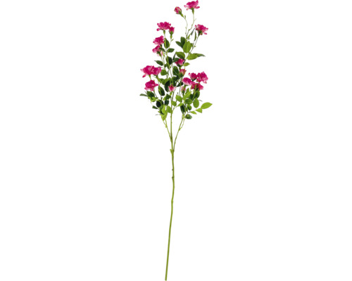 Dekorativ konstgjord blomma med rosor och blad