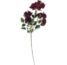 Konstgjord ros med blad