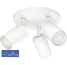 Taklampa med tre spotlights, kompatibel med Smart Home