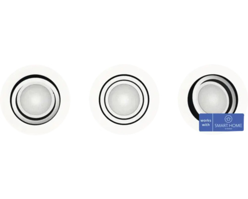 Infälld spotlight PHILIPS HUE Centura White and color ambiance 3-pack