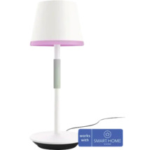 Bordslampa med lampskärm och Smart Home-funktion