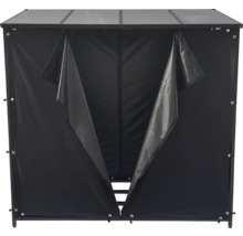 Svart möbelskydd med dragkedja