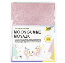 Självhäftande mossgummimosaik med glitter, 1596 stycken