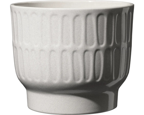 Keramisk blomkruka med mönster