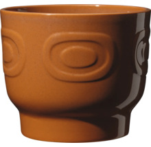 Blomkruka i keramik med reliefmönster