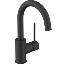 Svart köksblandare vattenkran