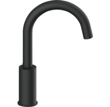 Svart vattenkran med hög pip