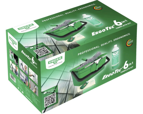 Unger ErgoTec 6-i-1 komplett set i grön förpackning