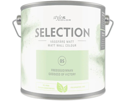 Färgehink med matt väggfärg