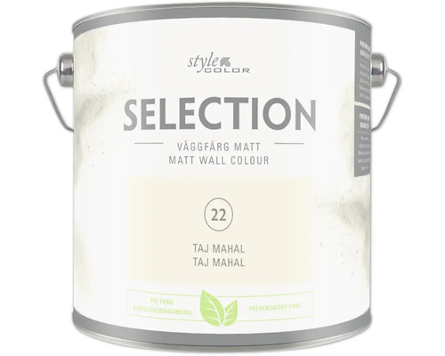 Färghink med matt väggfärg, nyans Taj Mahal