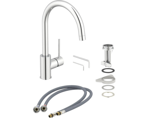 Köksblandare med tillbehör