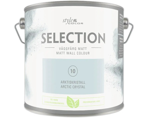 Färghink med matt väggfärg, nyans Arctic Crystal