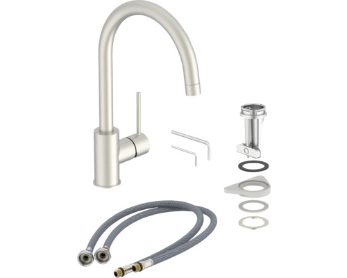 Köksblandare med tillbehör