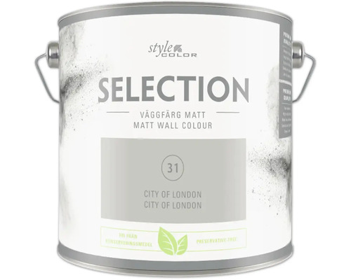 Färgehink med matt väggfärg, nyans City of London