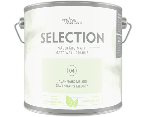 Färgehink med matt väggfärg, färg Savannahs Melodie
