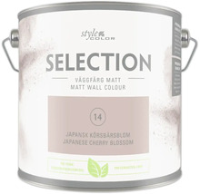 Färghink med matt väggfärg Japanese Cherry Blossom