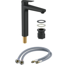 Tvättställsblandare inklusive fästmaterial och flexibla anslutningsslangar