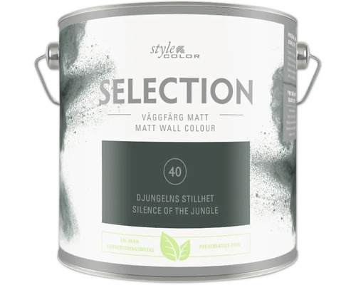 Färgehink med matt väggfärg