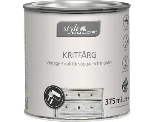 Kritfärg StyleColor cottage green 375ml Färgehink med kritfärg för väggar och möbler i vintagestil