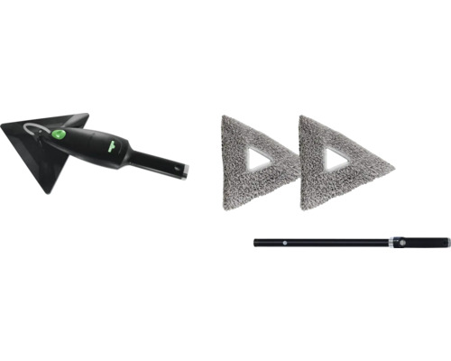 Leifheit Mopp Set Picobello XL Microfiber med två moppdukar och teleskopskaft