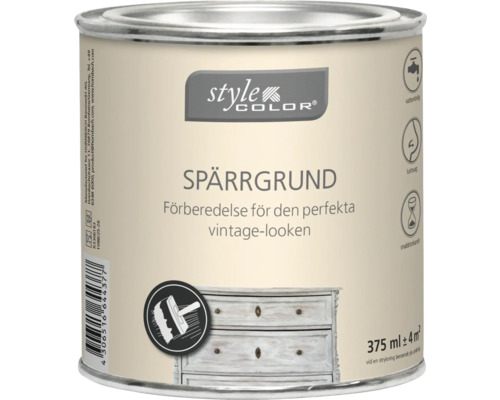 Style Color Spärrgrund, förberedelse för den perfekta vintagelooken i en burk