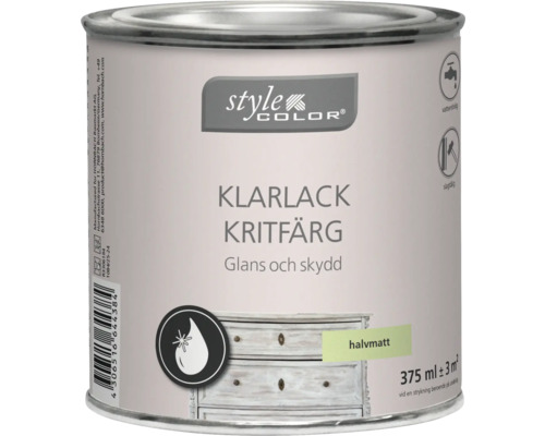 Style Color Klarlack kritfärg, 375 ml burk