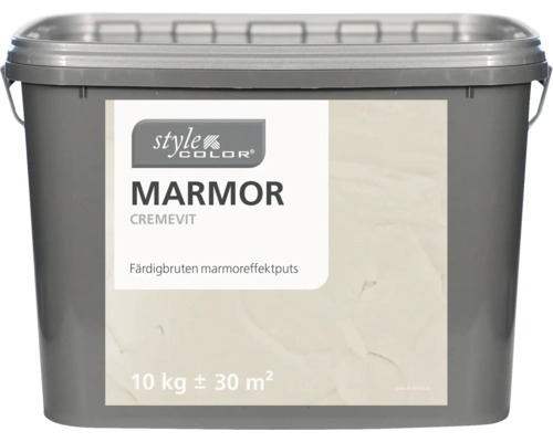 Hink marmoreffektputs, färdig att använda, 10 kg för cirka 30 m²