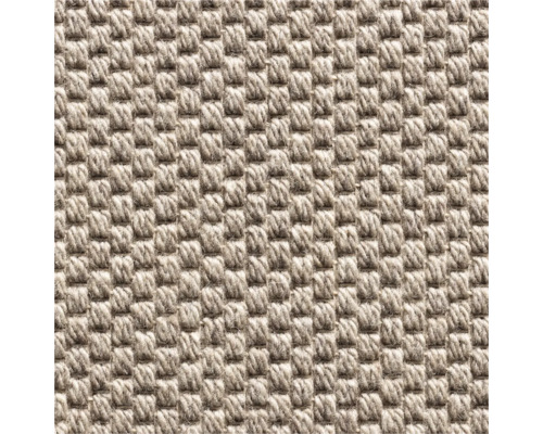 Heltäckningsmatta Cado FB116 brun 400cm bred (metervara) Närbild av en vävd matta