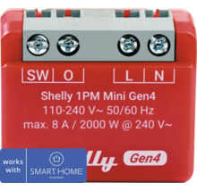 Shelly 1PM Mini Gen4 effektmätare för smart styrning