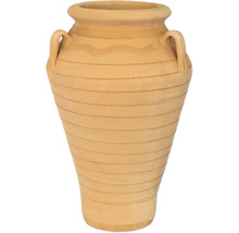 Terrakottaamfora med horisontella mönster och två handtag