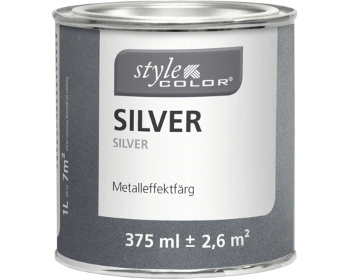 Färghink Style Color Silver metalleffekt, 375 ml